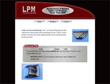 Tablet Screenshot of lpmreplicaparts.com